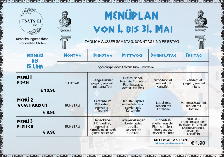 Menüplan
