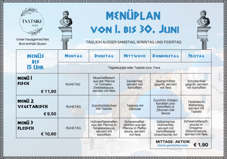 Menüplan