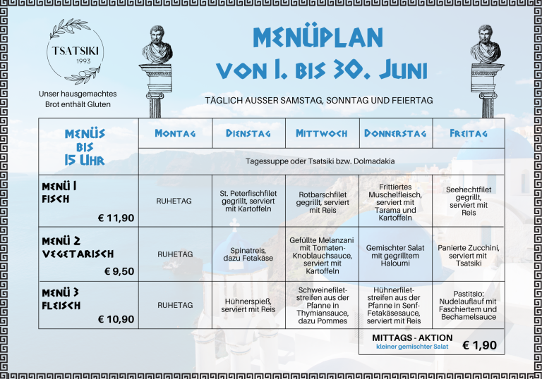 Menüplan