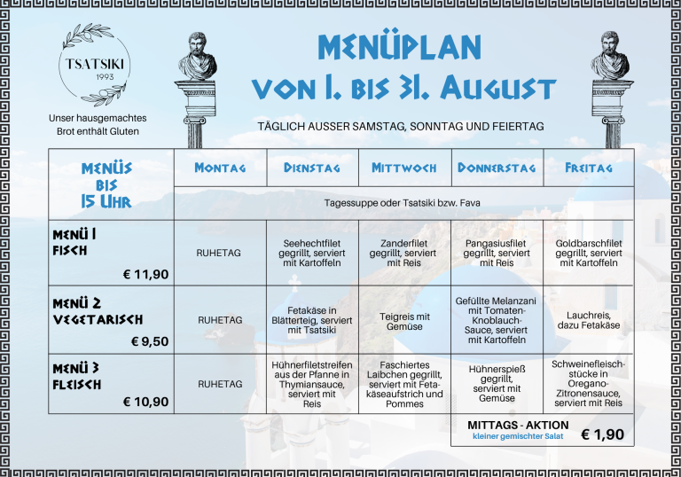Menüplan