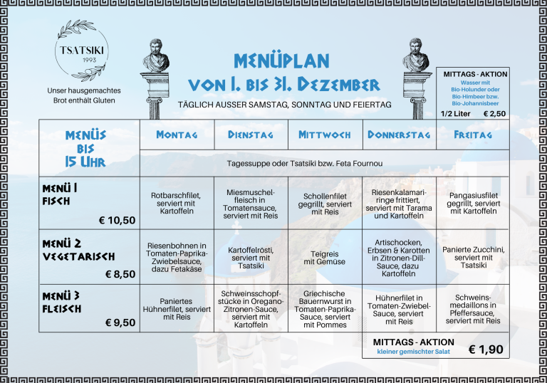 Menüplan
