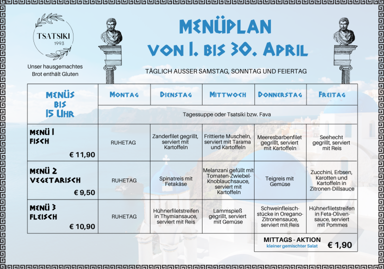Menüplan
