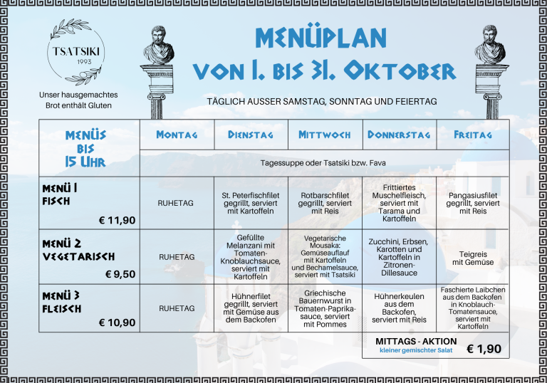 Menüplan